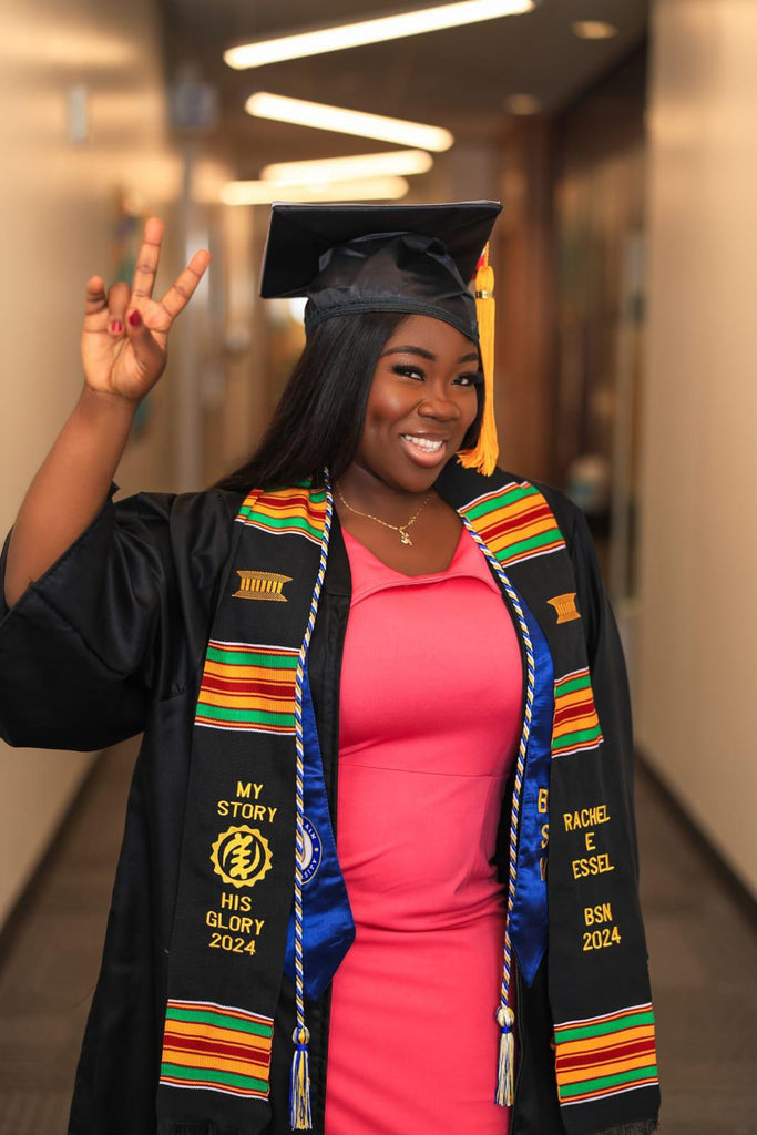 Your Customized Text Kente Stole